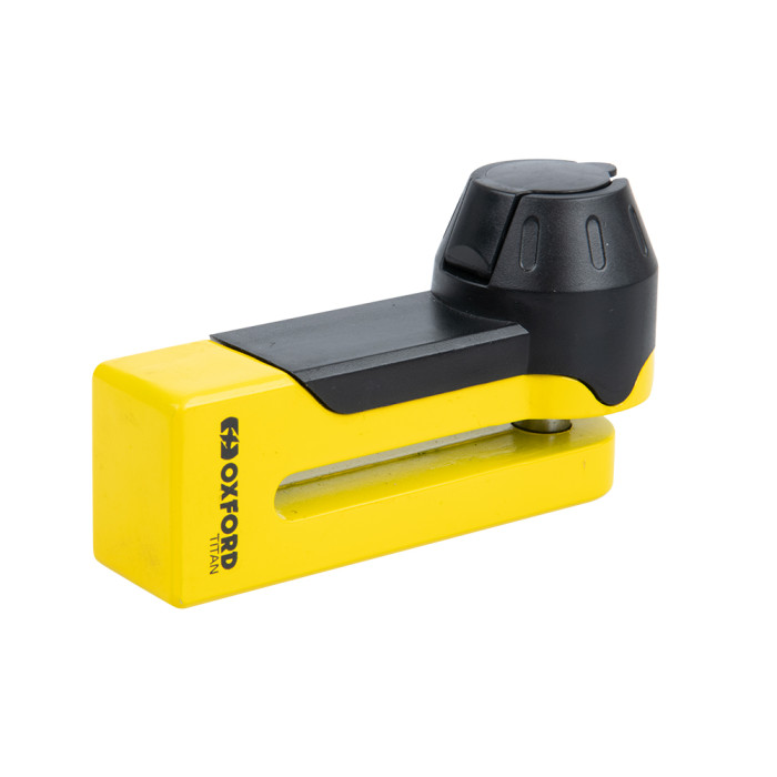 OXFORD brake disc lock TITAN PIN 10MM, color fluorescent yellow (old product code: OF51)