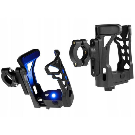 BIKETEC holder for thermos/bottle for motorcycle LED - UBH2 (batteries not included)