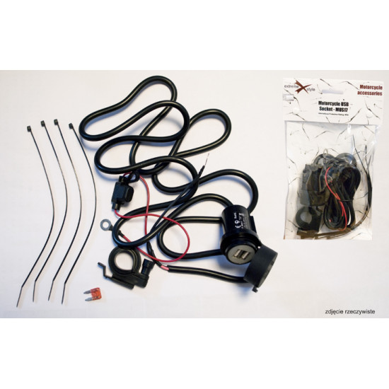 BIKETEC krovimo lizdas USB...