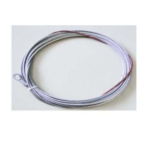 BRONCO wire rope for winch 2500 / 3000 / 3500LBS 15.2M, 4.8MM