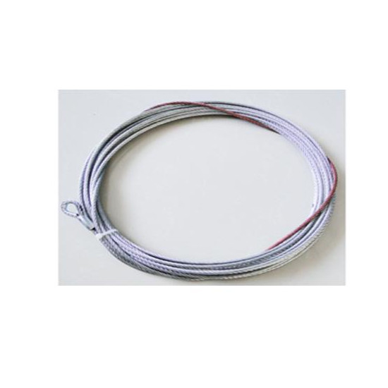 BRONCO wire rope for winch 1500LBS 7.6M, 4.0MM