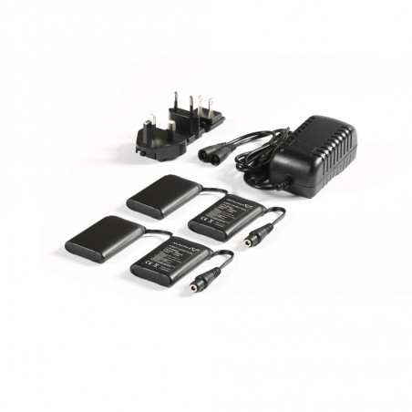 MACNA two batteries + charger for heated gloves 7.4V 3000 MAH