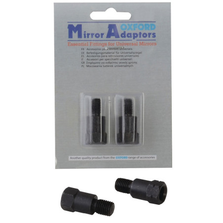 OXFORD adapteris veidrodėliams universalus REVERSE 10MM-8MM (8MM  (2 vnt. komplektas)