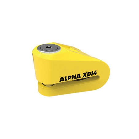 OXFORD stabdžių disko užraktas ALPHA XD14, PIN 14MM spalva geltona