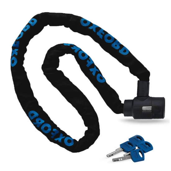 OXFORD chain (lock) for motorcycle OXFORD GP CHAIN ​​LOCK length 2 METRY with padlock. lock thickness 9.5MM
