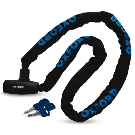 OXFORD chain (lock) for motorcycle OXFORD GP CHAIN ​​LOCK length 2 METERS with lock. lock thickness 8MM - old product code OF178
