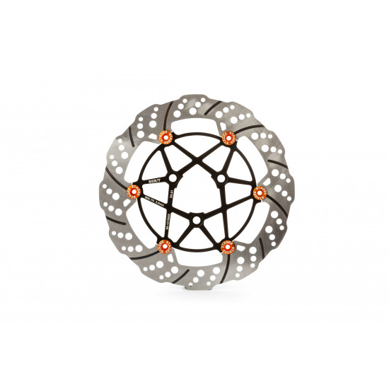 Stage6 R/T MK2 front 280mm floating brake disc Yamaha Aerox