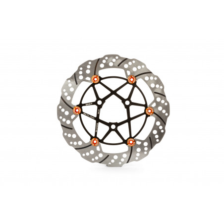Stage6 R/T MK2 front 280mm floating brake disc Yamaha Aerox