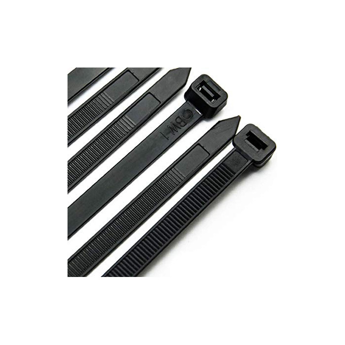 POLISPORT fastening straps 12 pcs. UK color black