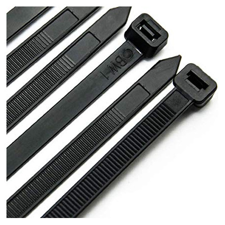 POLISPORT fastening straps 12 pcs. UK color black