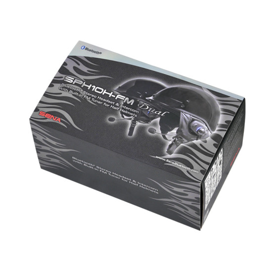 SENA intercom SPH10H BLUETOOTH 3.0 700M with FM radio function and microphone for CHOPPER helmet (2 sets)