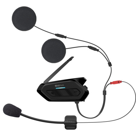 SENA intercom equipment SPIDER RT1 MESH 2.0 2000M (MAX 8000M) with HD SPEAKERS and universal microphone set (without FM radio)