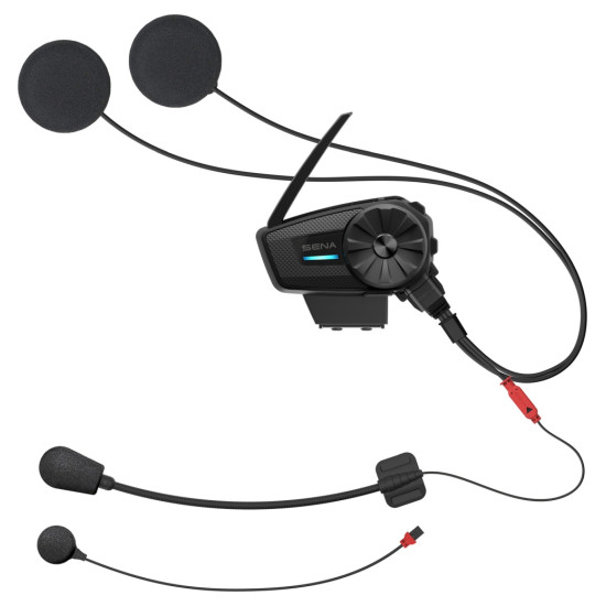 SENA intercom equipment SPIDER ST1 MESH 2.0 2000M (MAX 8000M) with HD SPEAKERS and universal microphone set (without FM radio)