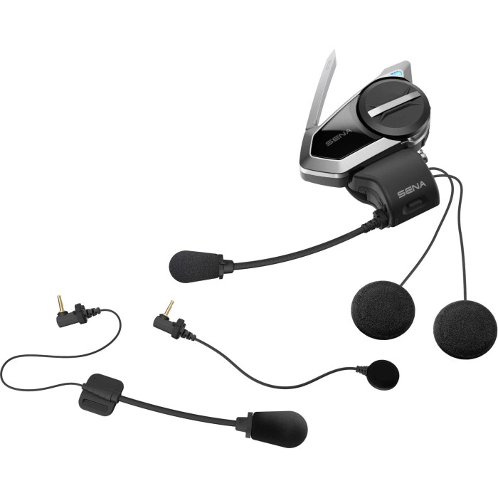 SENA ZZZZ intercom 50S MESH 2.0 BLUETOOTH 5 2000M with FM radio function, HD SPEAKERS and universal microphone set