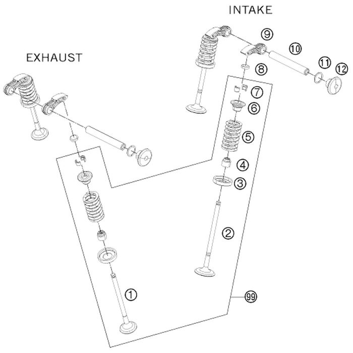 KTM valve tablet 8.7/2.12mm (no. 8)