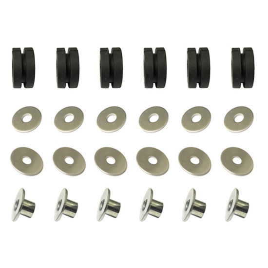 PSYCHIC radiator mounting kit HONDA / KAWASAKI / SUZUKI / YAMAHA ( 6 sets )