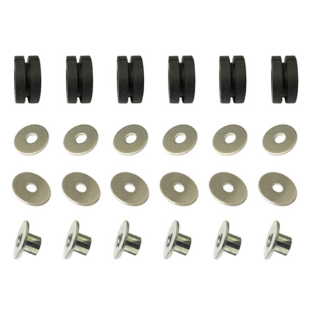PSYCHIC radiator mounting kit HONDA / KAWASAKI / SUZUKI / YAMAHA ( 6 sets )