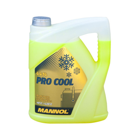 MANNOL coolant PRO COOL 5L for motorcycles (-40°C/+135°C) ready to use