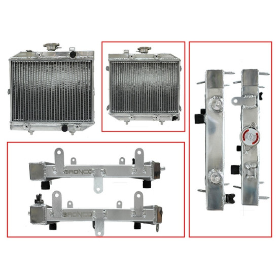 BRONCO radiator HONDA TRX 500FA/FGA FOREMAN/RUBIKON '01-04 increased capacity (pcs.)