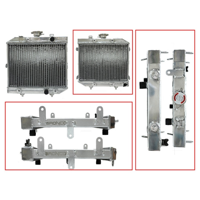 BRONCO radiator HONDA TRX 500FA/FGA FOREMAN/RUBIKON '01-04 increased capacity (pcs.)
