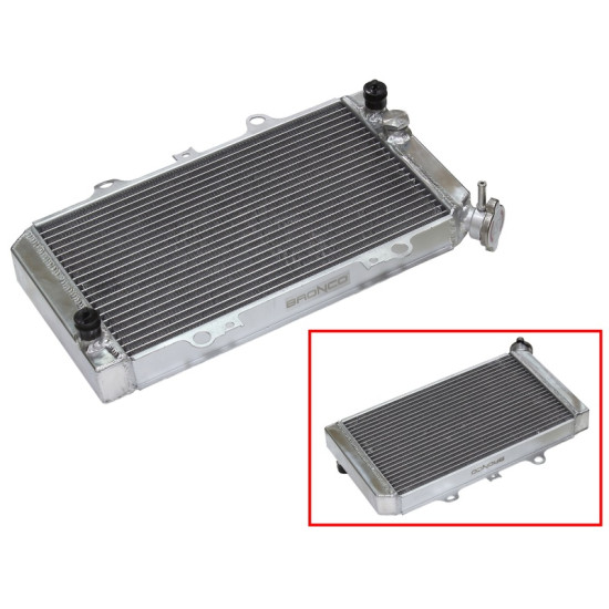 BRONCO radiator YAMAHA YFM 660 GRIZZLY '02-08 increased capacity (pcs.)