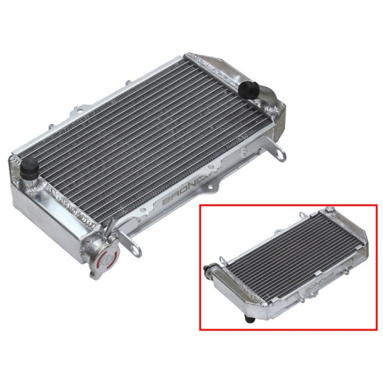 BRONCO radiator YAMAHA YFZ 450R/X '09-13 increased capacity (pcs.)