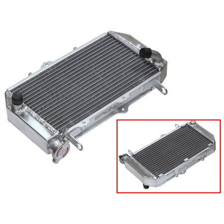 BRONCO radiator YAMAHA YFZ 450R/X '09-13 increased capacity (pcs.)