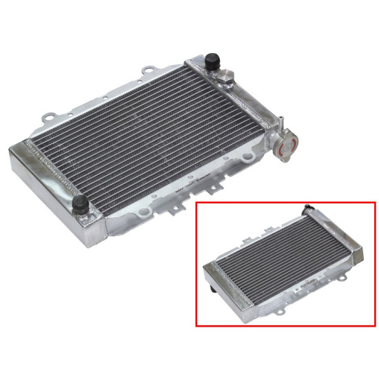 BRONCO radiator YAMAHA KODIAK 400 03-06, GRIZZLY 400 07-08, KODIAK 450 03-10, GRIZZLY 450 07-14 increased capacity (pcs.)