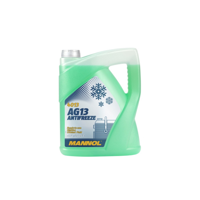 MANNOL aušinimo skystis AG13 5L žalias (-40ST.C/+125ST.C) paruoštas naudoti (4013)
