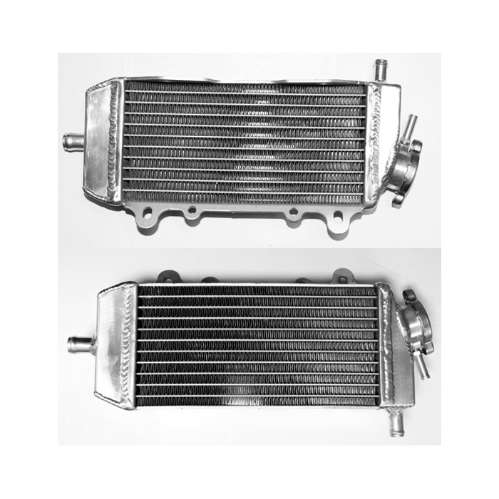 PSYCHIC radiator KAWASAKI KXF 250 '04-05, SUZUKI RMZ 250 04-06 increased capacity, left (with plug) (pcs.)