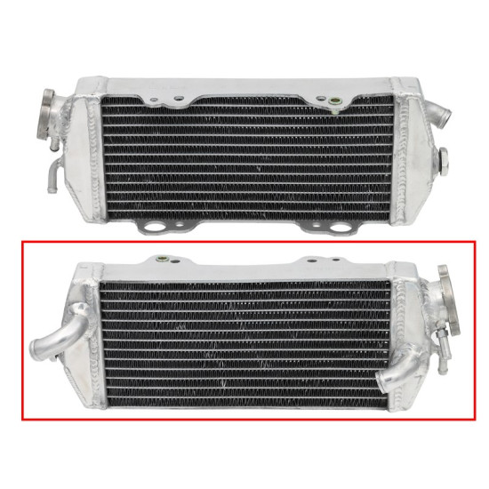 PSYCHIC radiator KTM SX/EXC 250 '00-05, SX/EXC 400/450/520 '00-02, SX/EXC 525 '00-05 left (pcs.) (with plug)