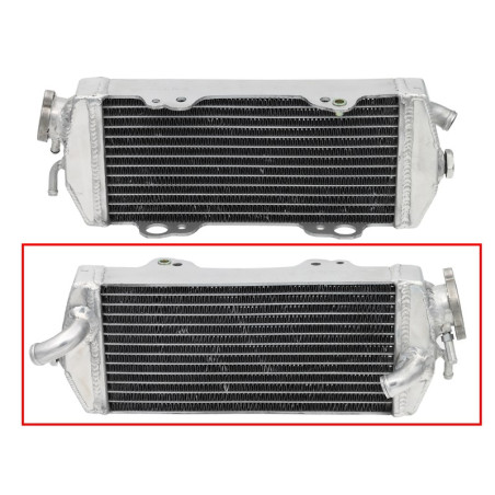 PSYCHIC radiator KTM SX/EXC 250 '00-05, SX/EXC 400/450/520 '00-02, SX/EXC 525 '00-05 left (pcs.) (with plug)