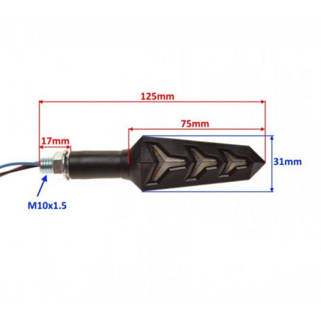 Universal LED turn signals (2pcs.)