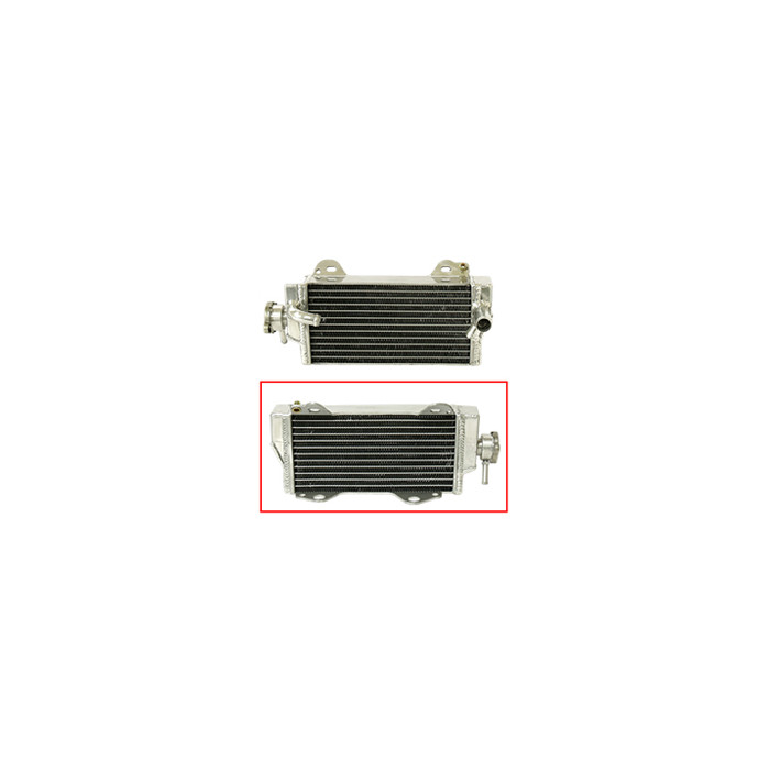 PSYCHIC radiator SUZUKI RMZ 450 '08-16, RMX 450 '10 right (pcs.) (with plug)
