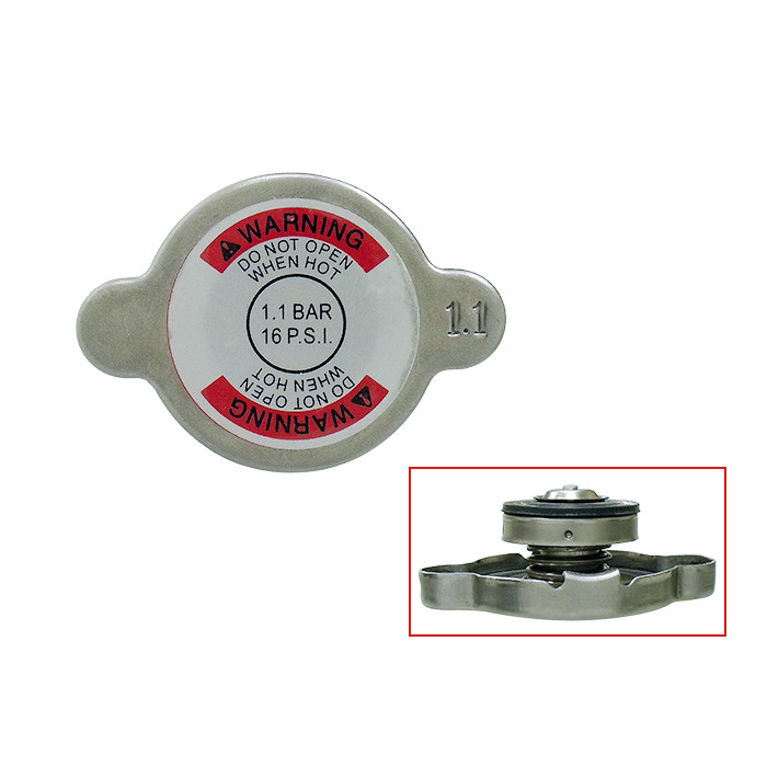 BRONCO aušinimo radiatoriaus kamštis 1.1 BAR / 16 PSI ( visiems radiatoriams BRONCO AC-100XX )