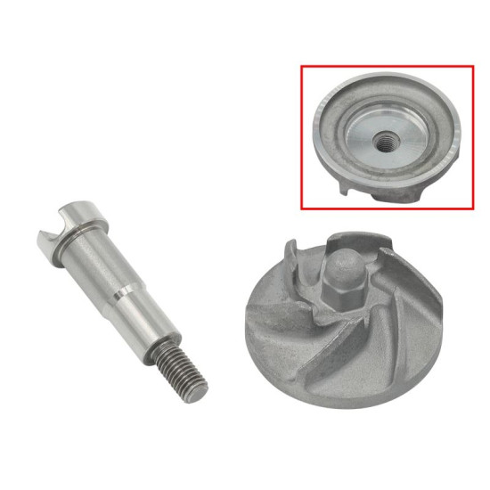 BRONCO 2022/01 shaft (impeller) propeller (impeller) cooling pump HONDA TRX 450R/ER '04-'14 (19215-HP1-670)
