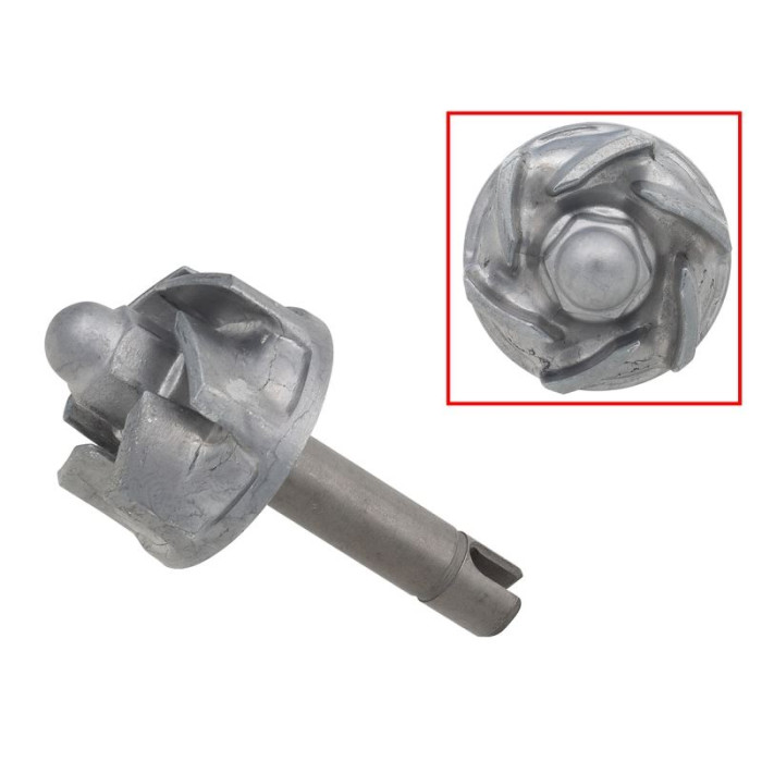 BRONCO 2022/01 shaft (impeller) propeller (impeller) cooling pump YAMAHA YFM 400 '00-'08, YFM 450 '03-'14 (5CG-12450-00-00)