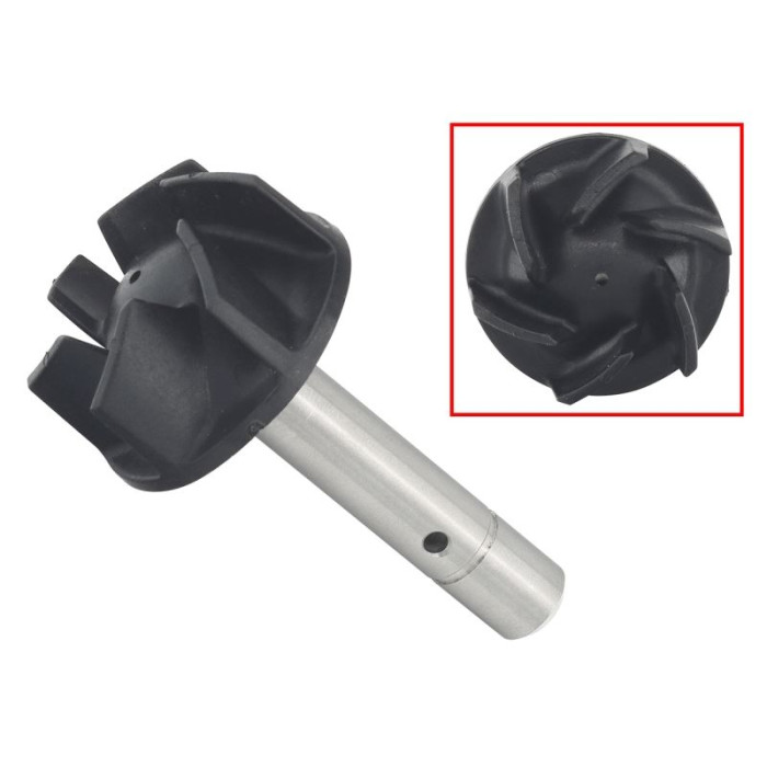 BRONCO 2022/01 shaft (impeller) propeller (impeller) cooling pump YAMAHA YFM 700R RAPTOR '06-'21 (1S3-12450-00-00)