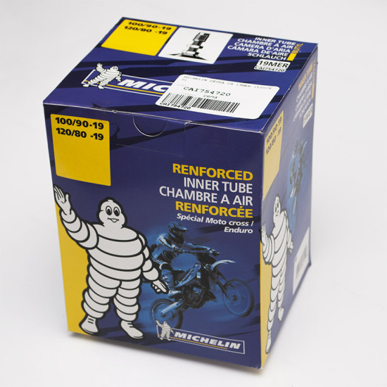 MICHELIN tire tube CH 19MF VALVE TR4 3.25-19, 90/100-19, 100/90-19, 110/80-19, 110/90-19, 120/60-19, 120/70-19, 130/60-19