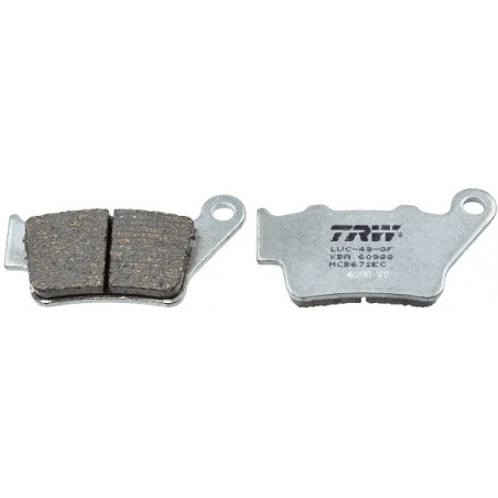 Brake linings of the TRW MCB672EC