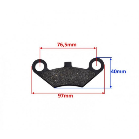 Brake pads (MCB863)