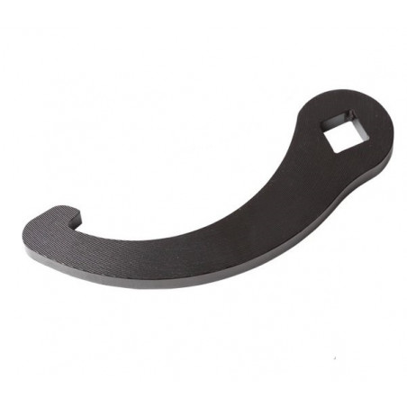 Adjustment key for the shock absorber