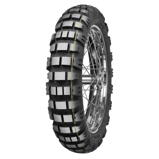 MITAS tire 150/70-18 E-09 70R TL DAKAR (yellow stripe) DOT 15-39/2022 (24172)