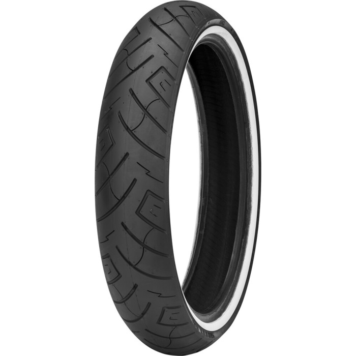 SHINKO padanga 130/90B16 F777 73H TL REINF WW priekinė baltas kraštas DOT 26/2022