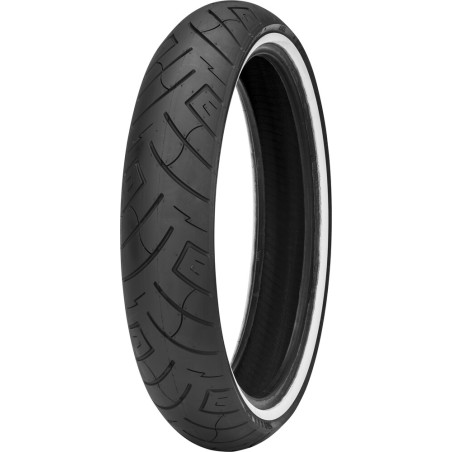 SHINKO padanga 130/90B16 F777 73H TL REINF WW priekinė baltas kraštas DOT 26/2022