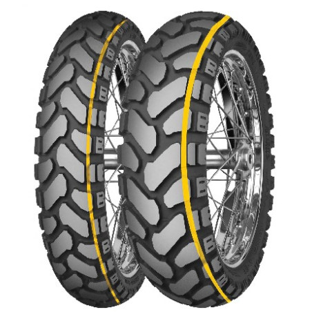 MITAS padanga 120/70B19 E-07+ ENDURO TRAIL 60T TL DAKAR (geltona juosta) 13-36/2022 (24142)