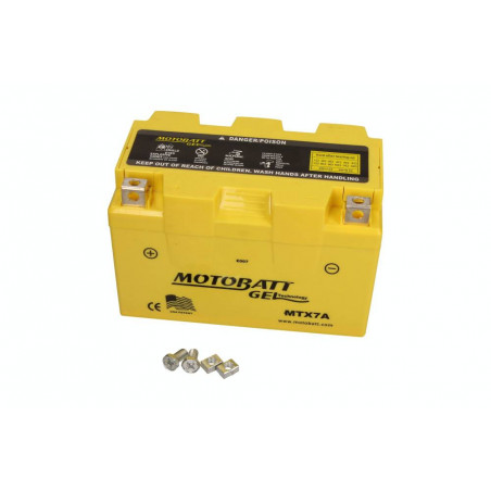 YTX7A-BS (MTX7A) 12V 7Ah 110A Motobatt battery