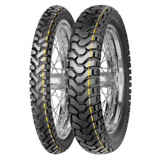 MITAS tire 90/90-21 E-07 54T TL DAKAR (yellow stripe) 03-28/2022 (24637)