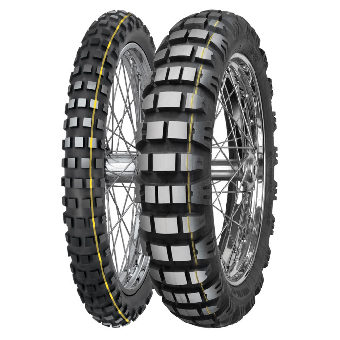 MITAS tire 90/90-21 E-09 54R TL DAKAR (yellow stripe) 26-38/2022 (24644)