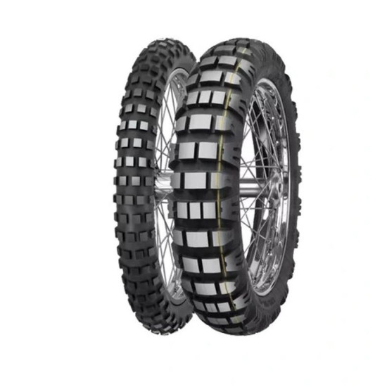 MITAS tire 100/90-19 E-09 57R TL DAKAR (yellow stripe) 32-33/2022 (24555)